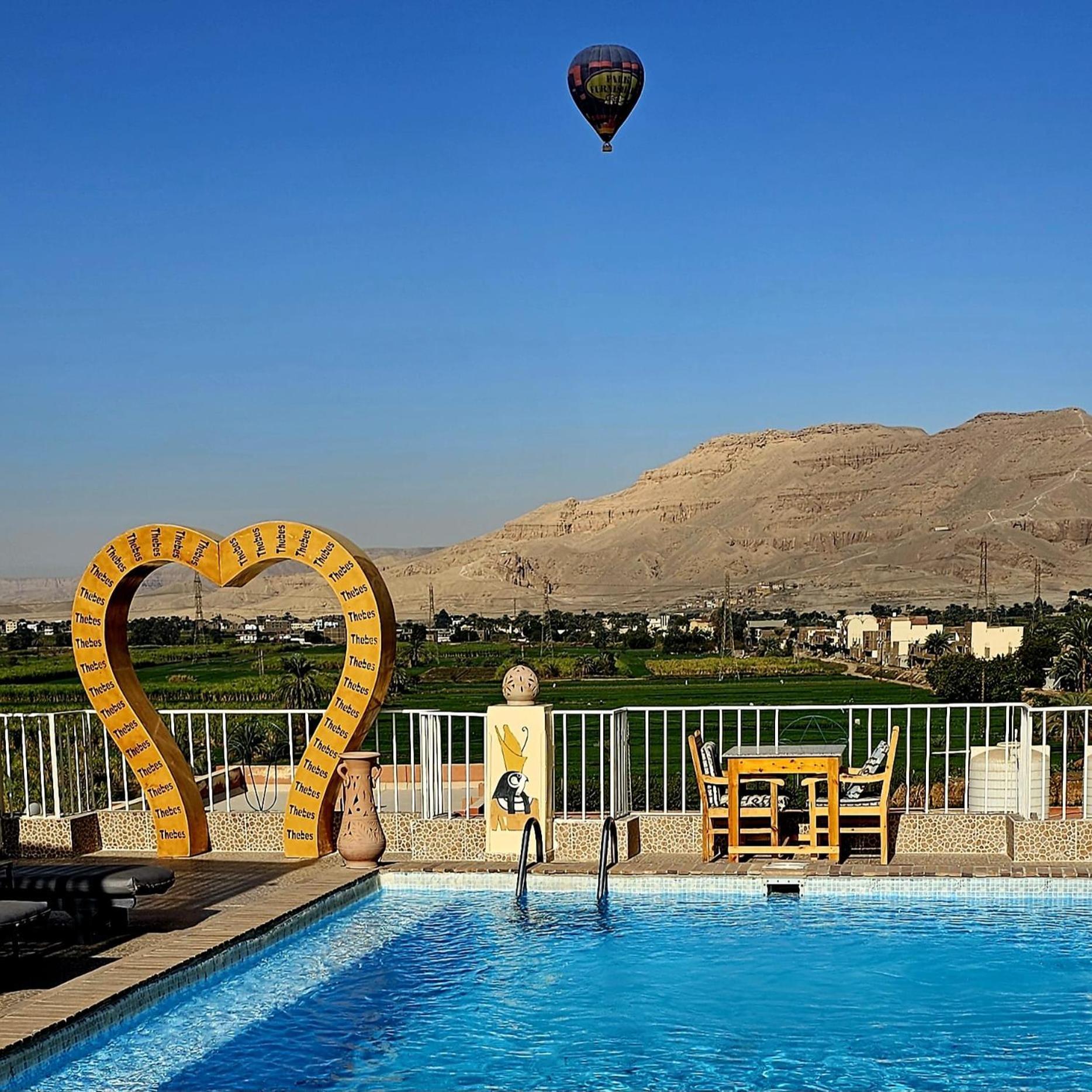 Thebes Hotel Luxor Exteriör bild